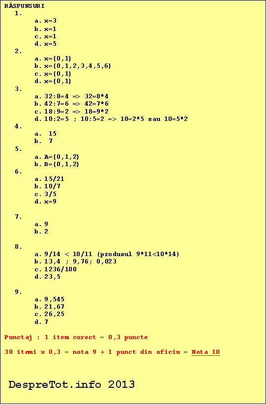 Teste Matematica Clasa 5 Semestrul 1 Pdf Teza matematica clasa 5 sem 2 – Varianta 1